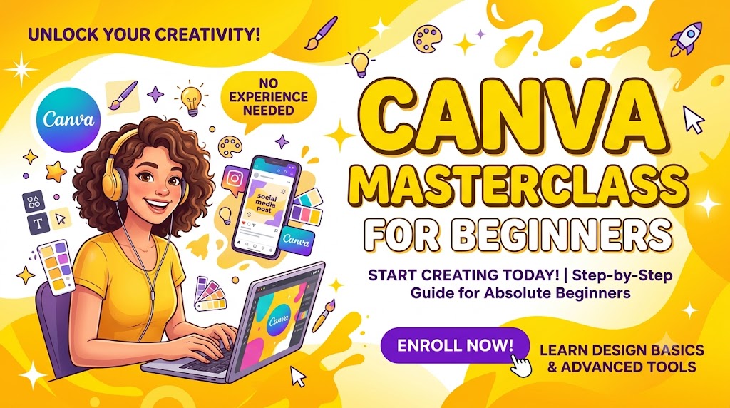 Thumbnail for Canva Masterclass for Beginners
