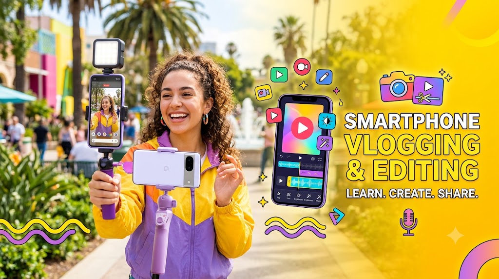 Thumbnail for Smartphone Vlogging & Editing
